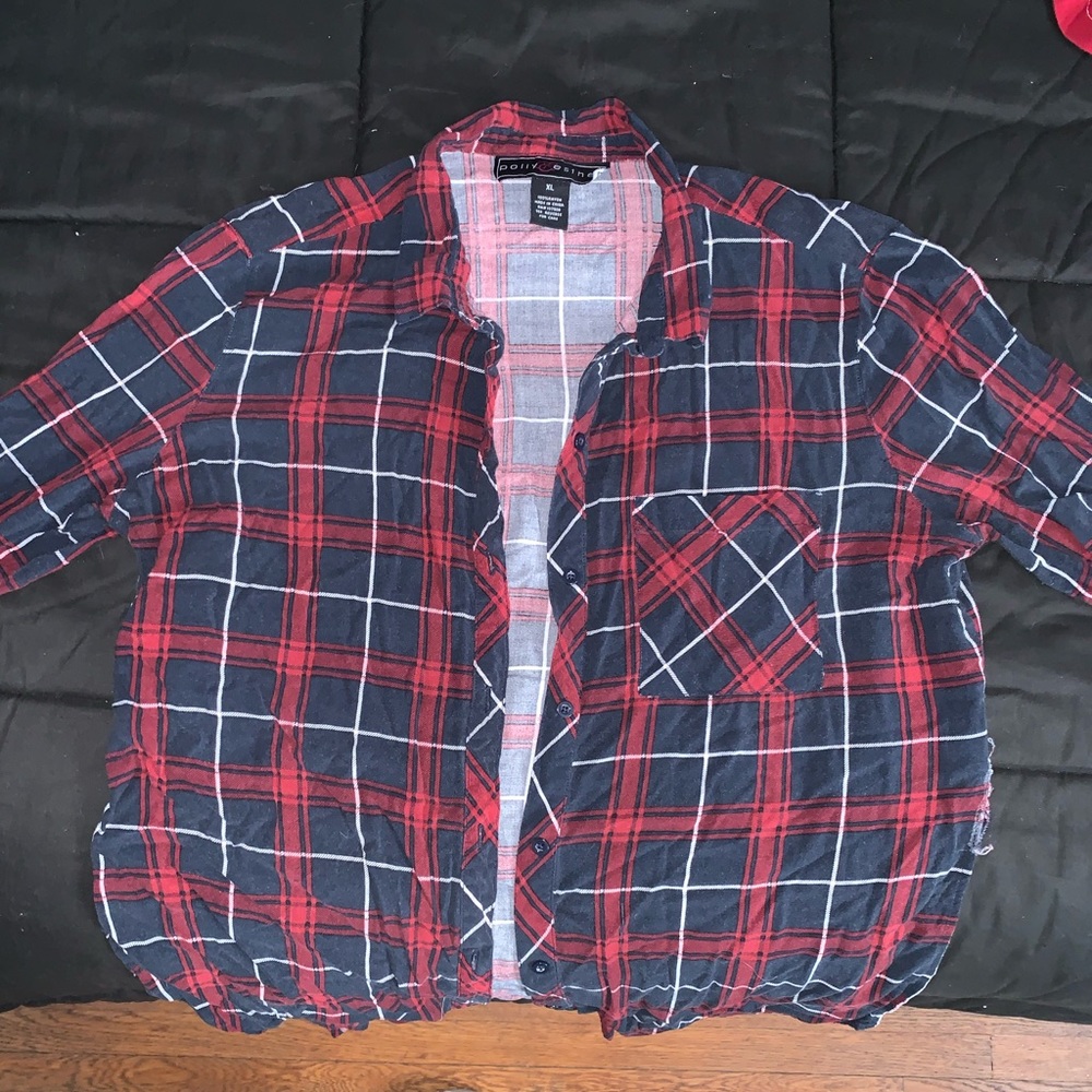 XL Red and Black Flannel